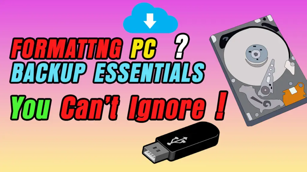 Smart Users Backup Before They Format